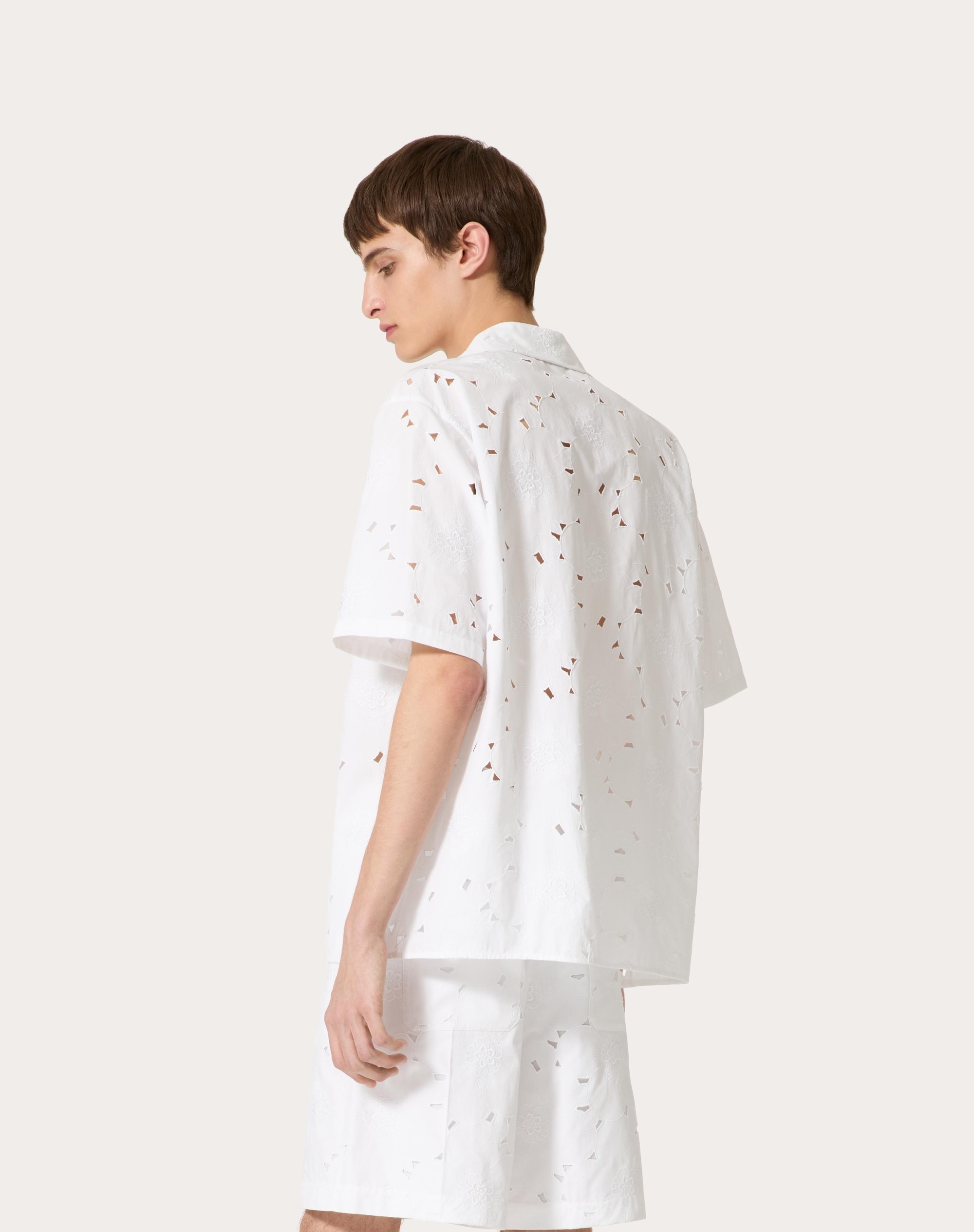SAN GALLO COTTON BOWLING SHIRT - 4
