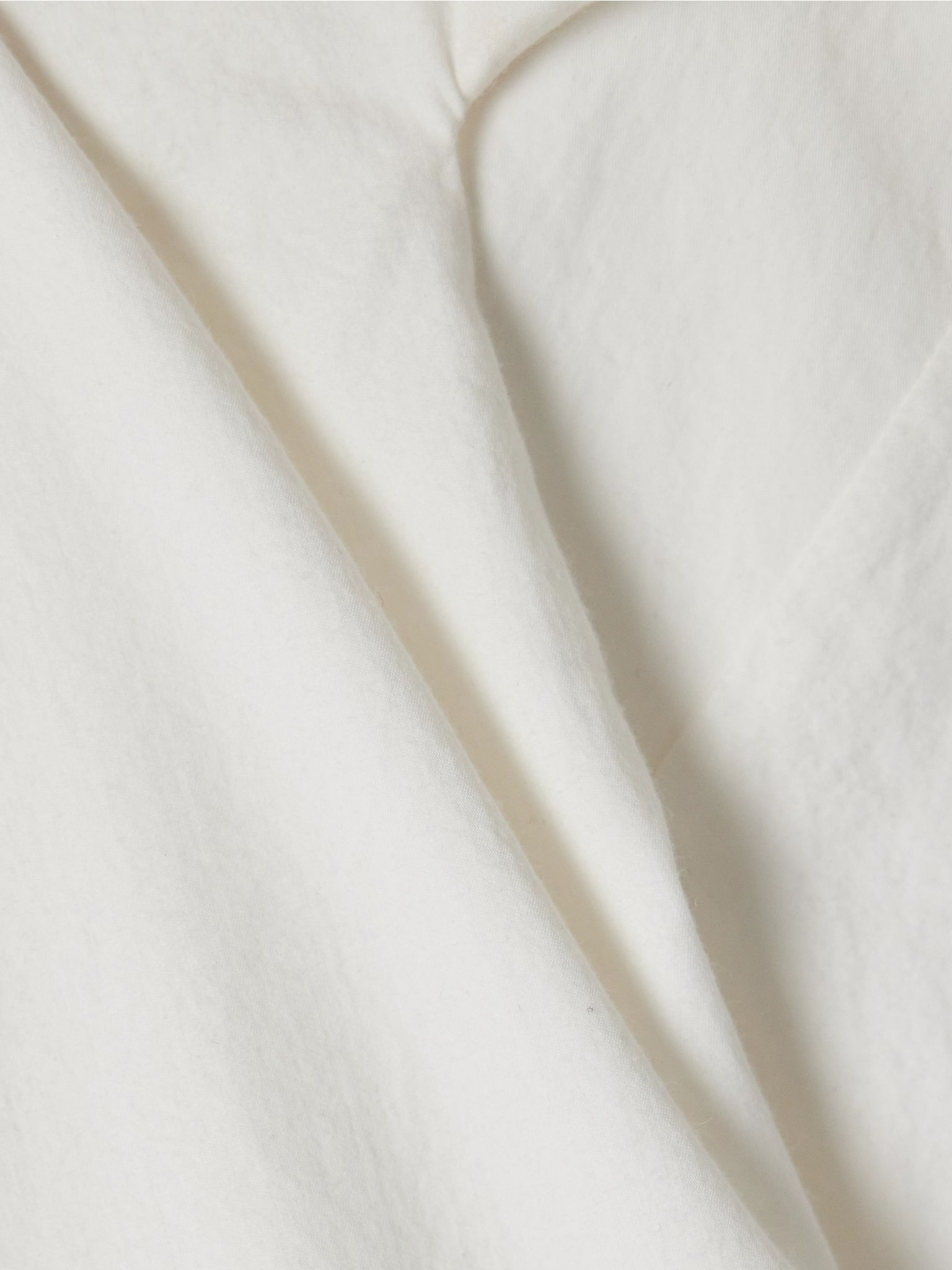 Anitas off-the-shoulder cape-effect cotton-poplin top Ivory - 4