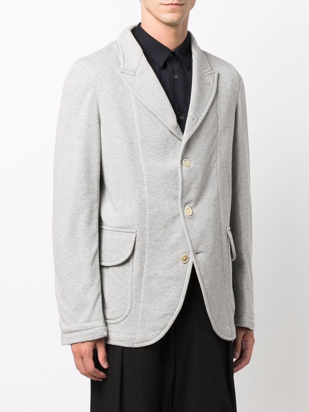 single-breasted tailored blazer - 3