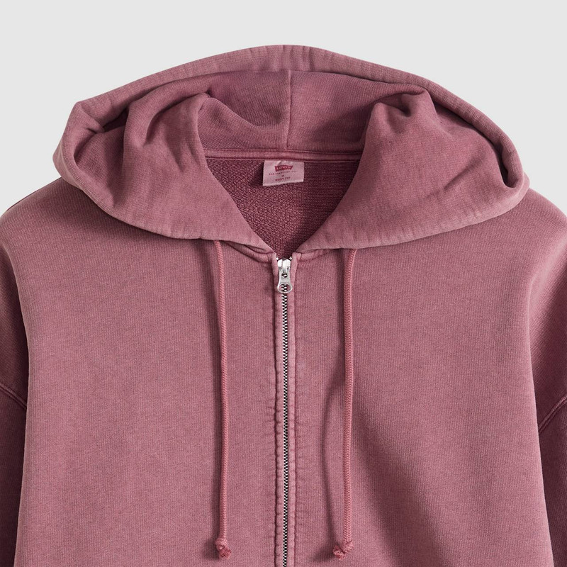 HAYES BOXY GRUNGE WASH FULL-ZIP SWEATSHIRT 6