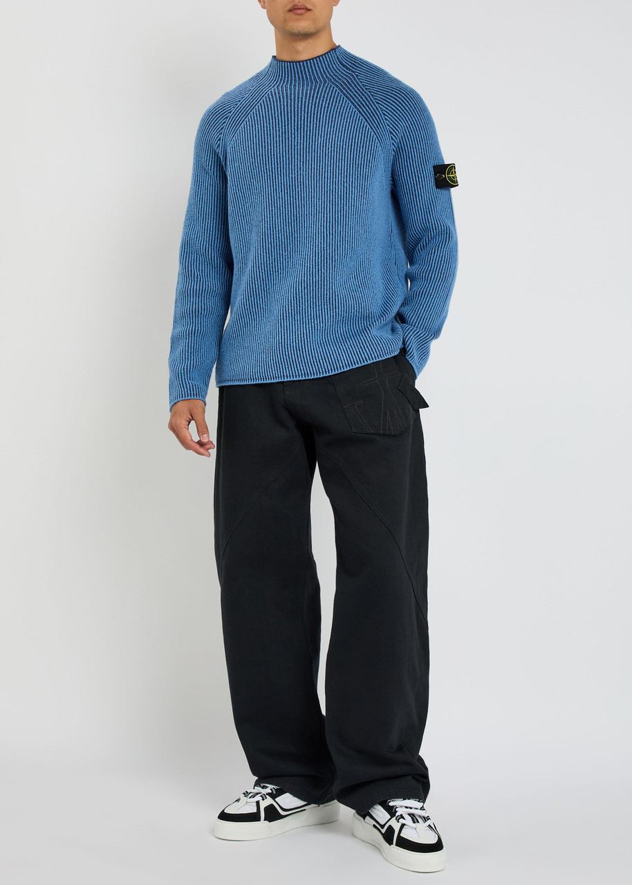Stone Island Ribbed Knit Jumper - 4