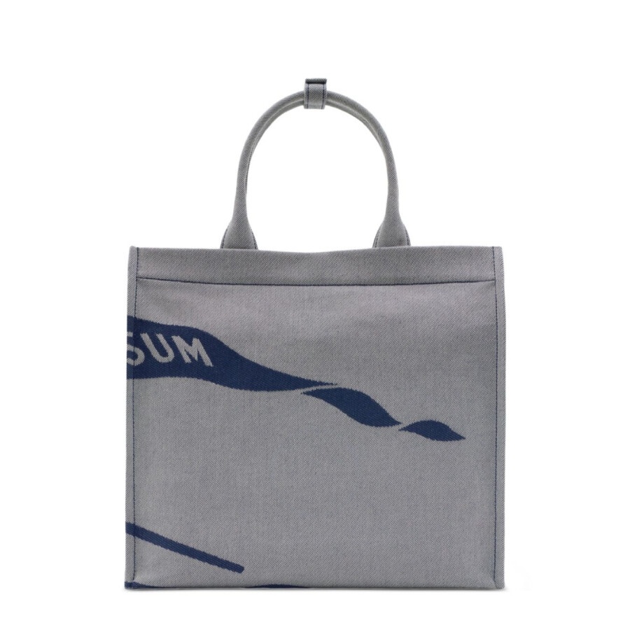 Burberry Ekd Motif Cotton-Blend Tote Bag - 2