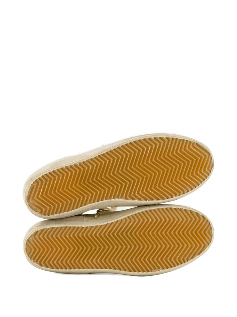 glitter-piping suede sneakers 5