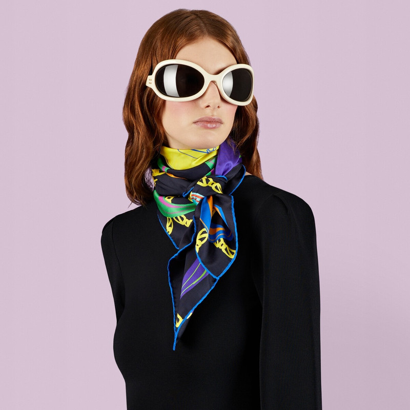 Gucci bag print twill carré 3