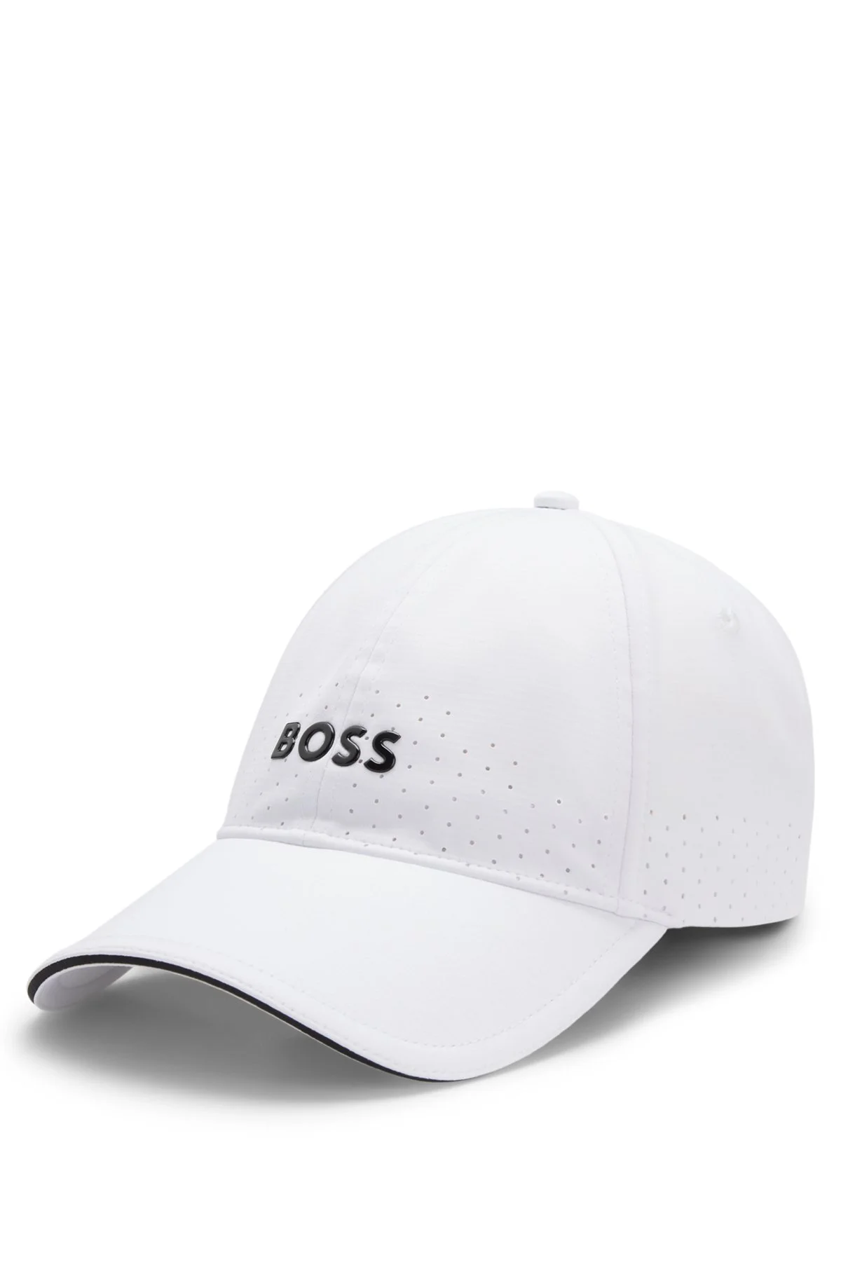 PERFORATED CAP WITH GLOSS LOGO - 1