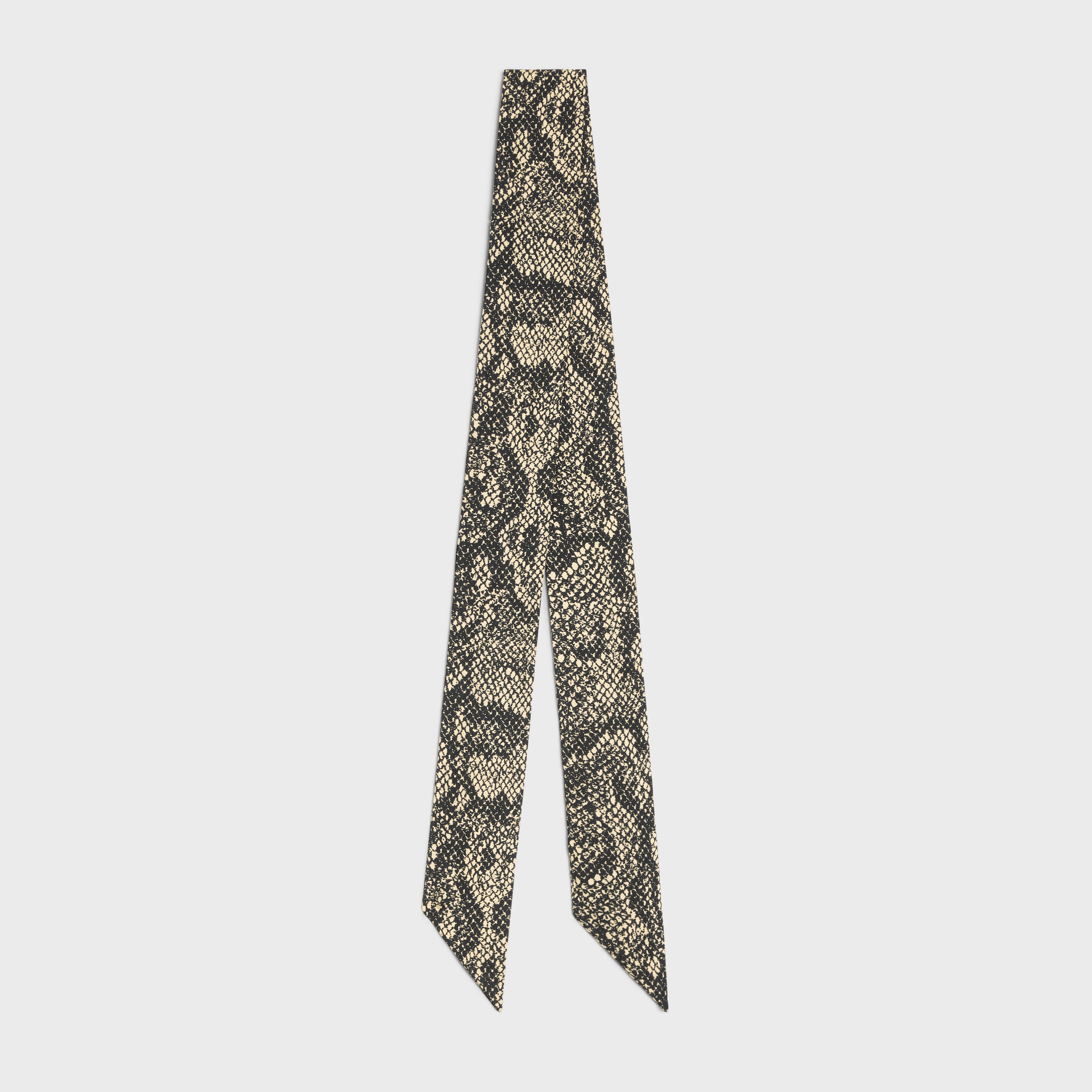 lavallière scarf in printed silk 1