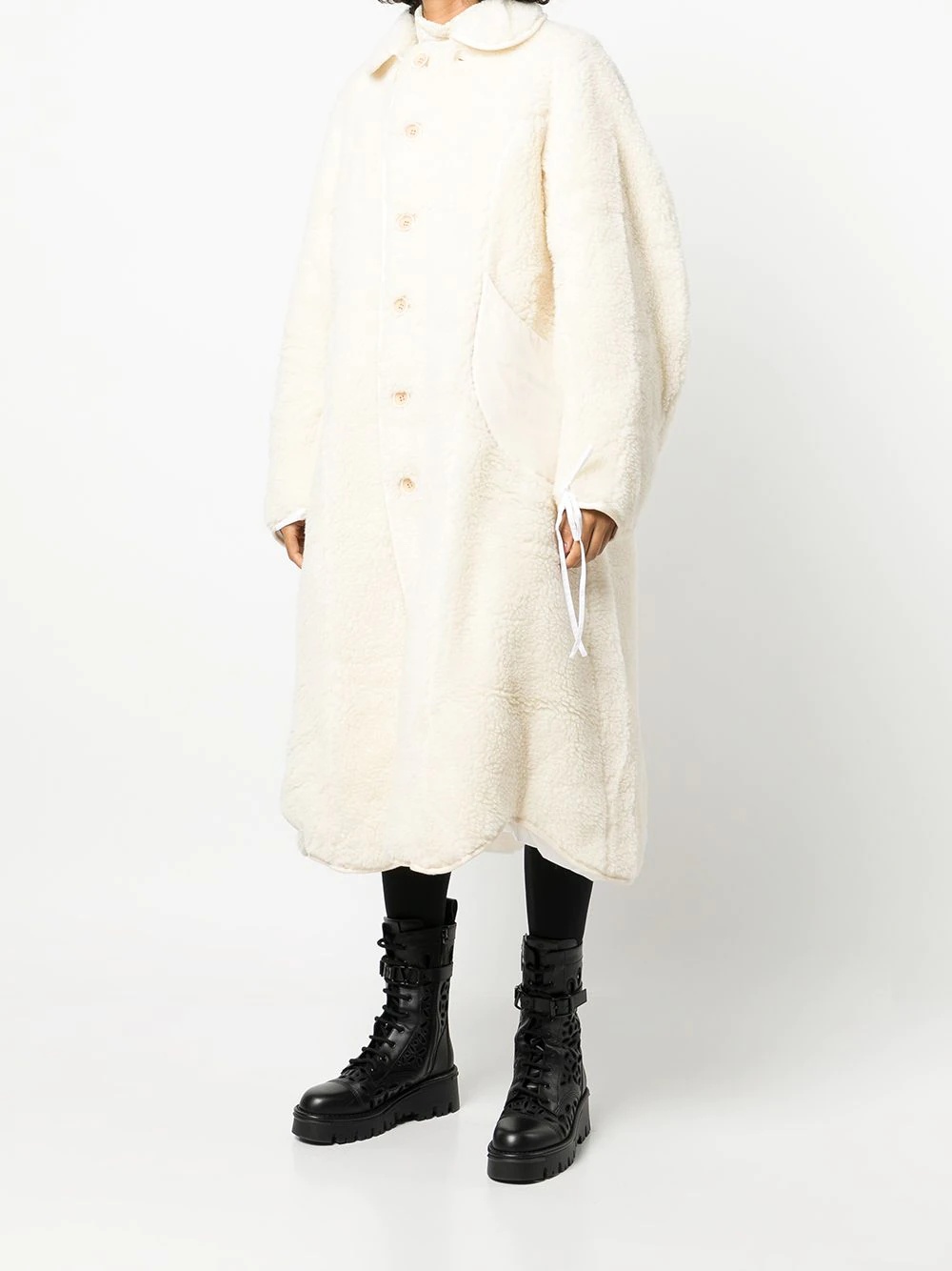 Harebell reversible wool-blend coat - 3