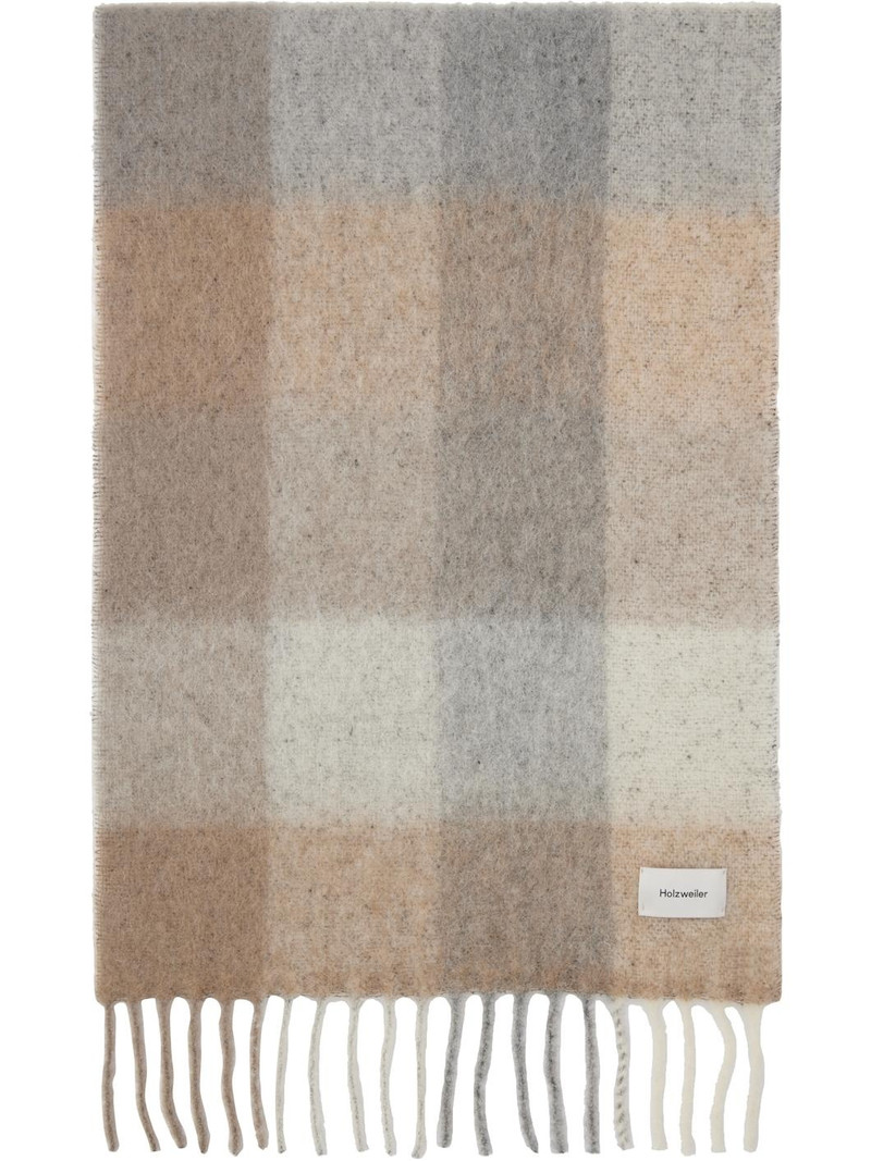 Holzweiler Brown & Gray Fresia Scarf outlook