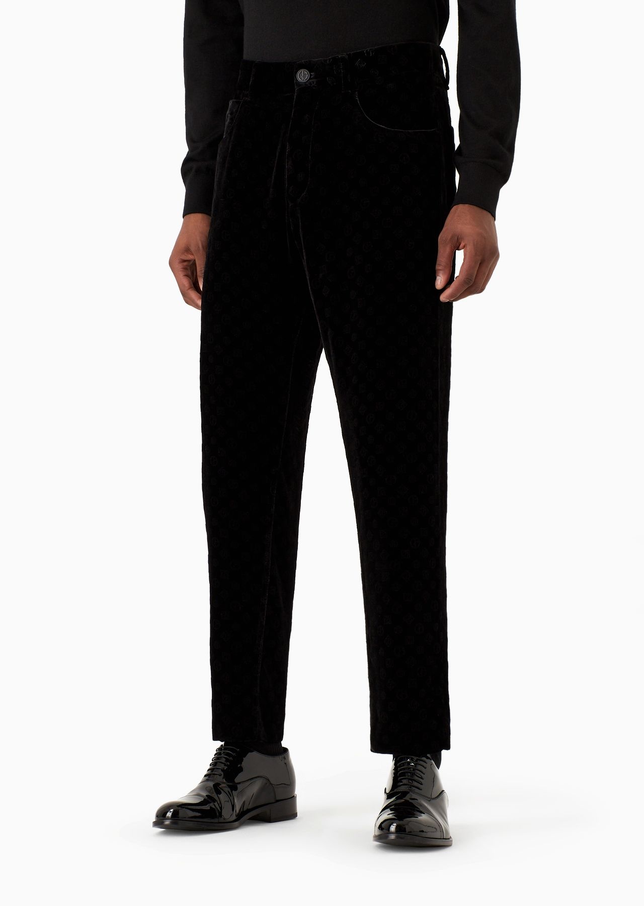 Giorgio’s single-pleat trousers in monogram silk and viscose - 2