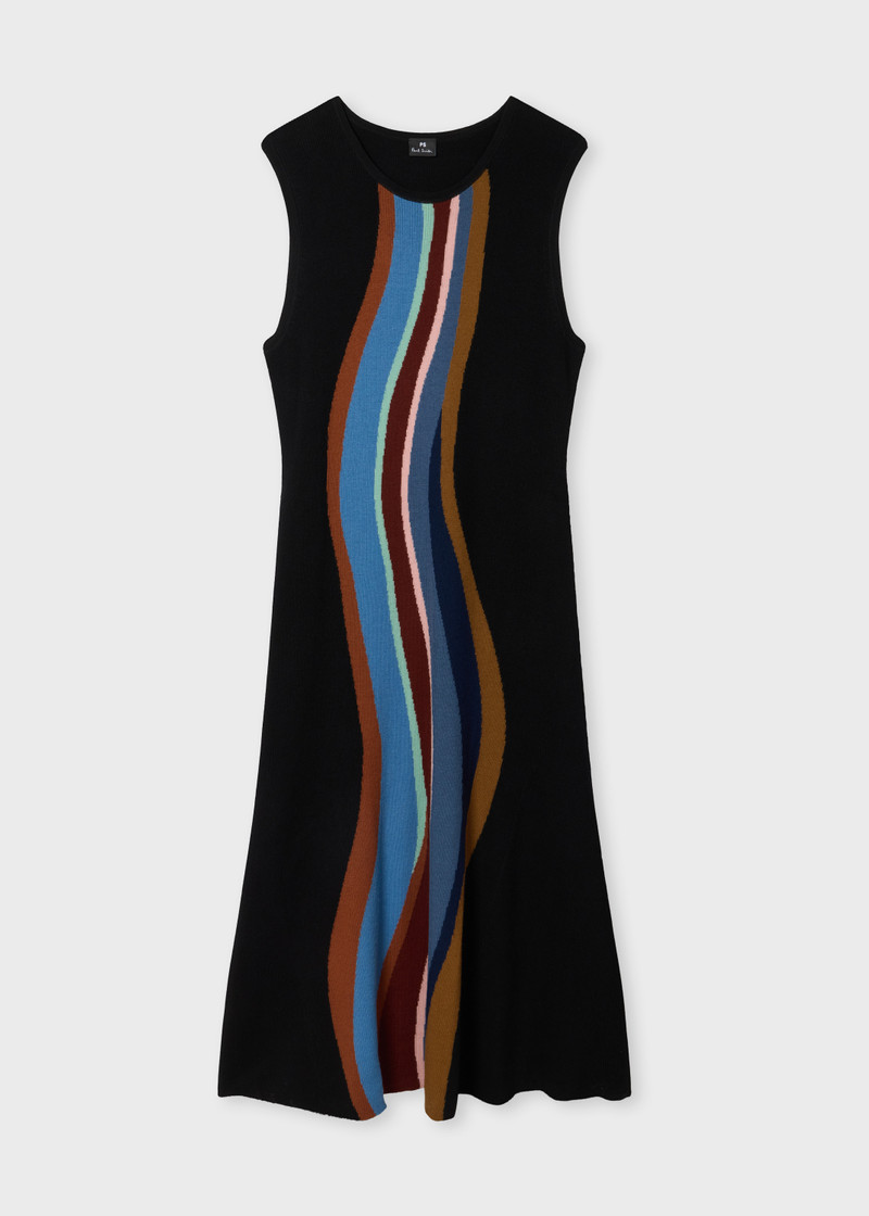 Women's 'Midnight Swirl' Knitted Dress 1