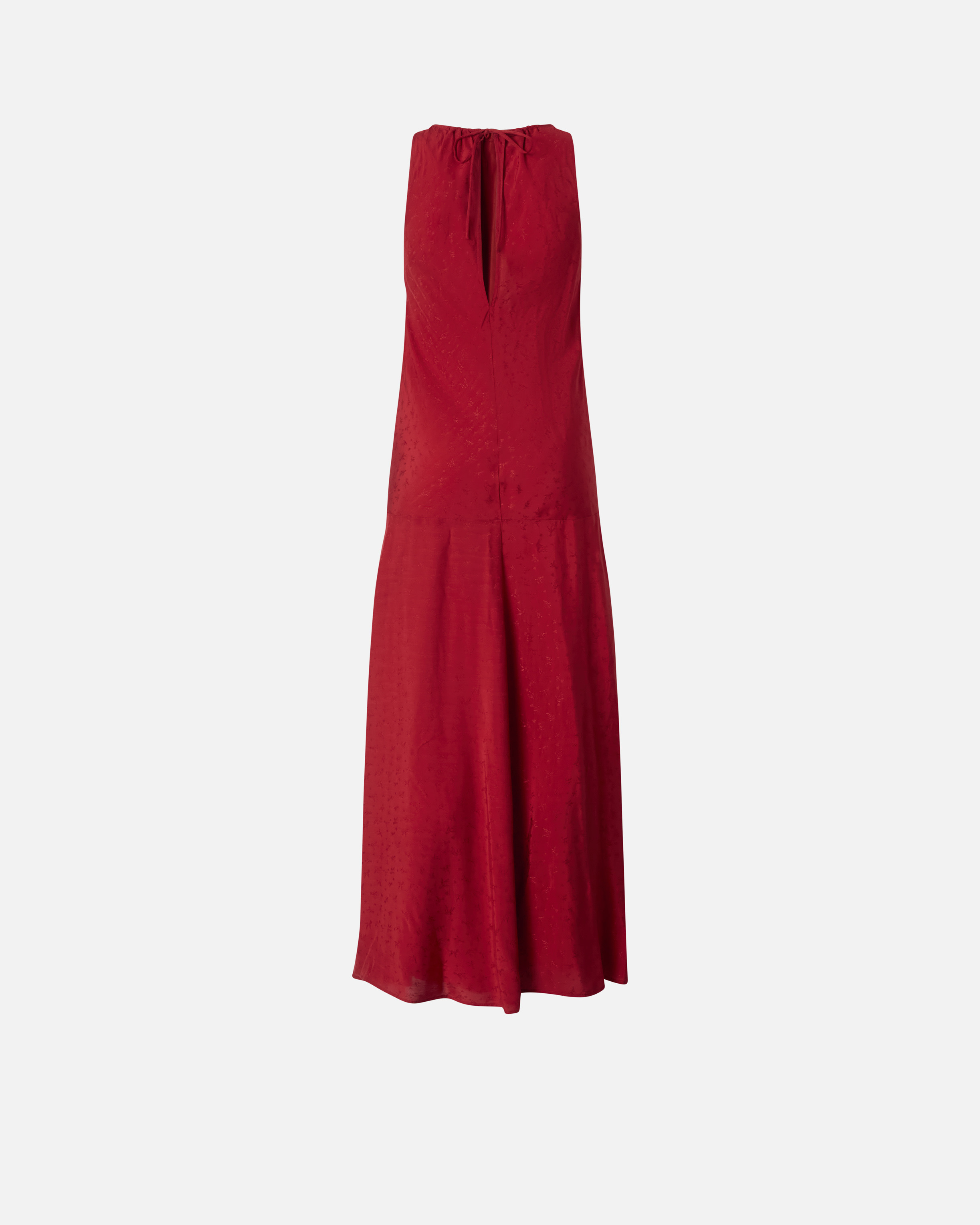 LONG VISCOSE JACQUARD DRESS - 6