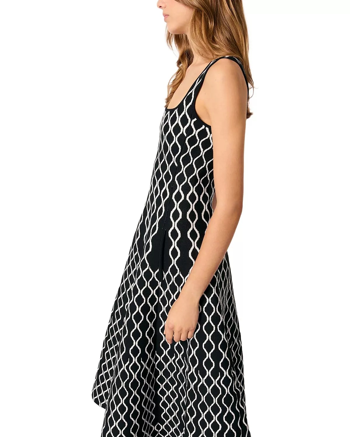 Jacquard Knit Midi Dress - 6