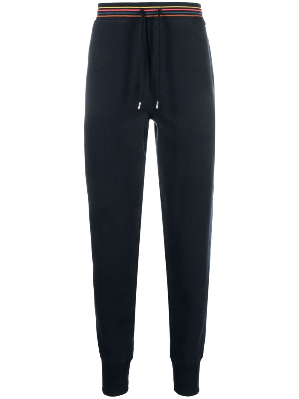 contrasting-trim track trousers - 1