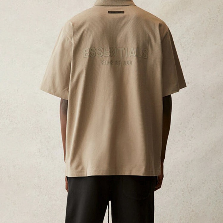 Fear of God Essentials SS21 Polo Shirt 'Moss' FOG-SS21-583 - 5