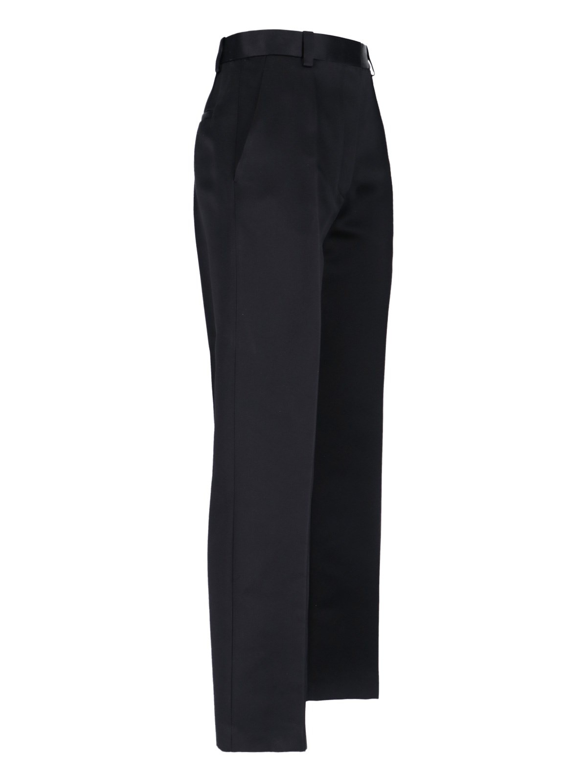 STRAIGHT SILK PANTS - 3