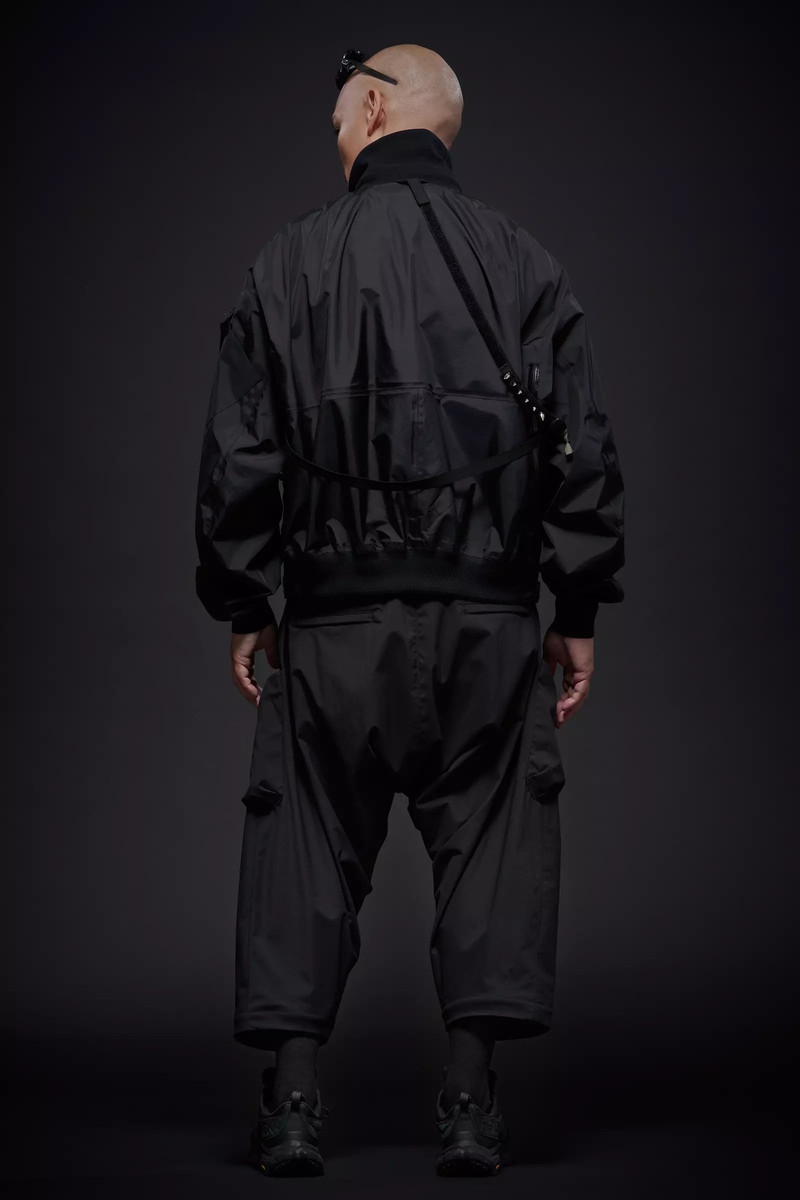 P30A-E 캡슐에 넣는 나일론 매우 넓은 웹 벨트 화물 Trouser 검정 7