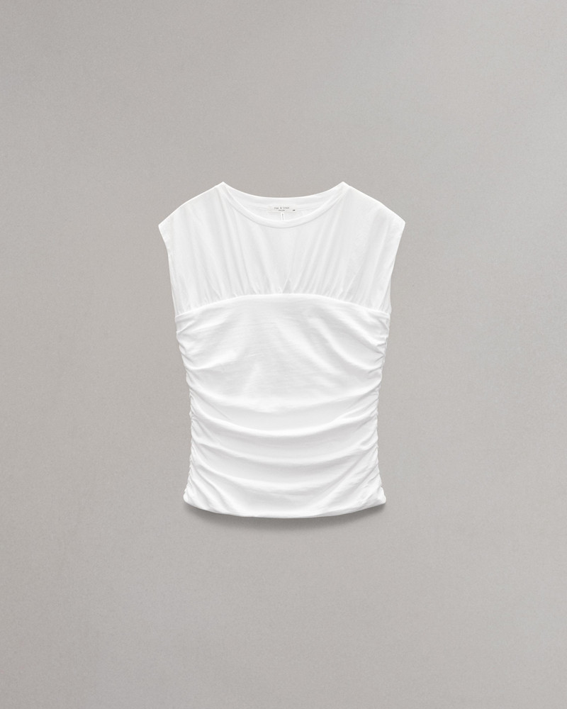 Mica Banded Cotton Top 1