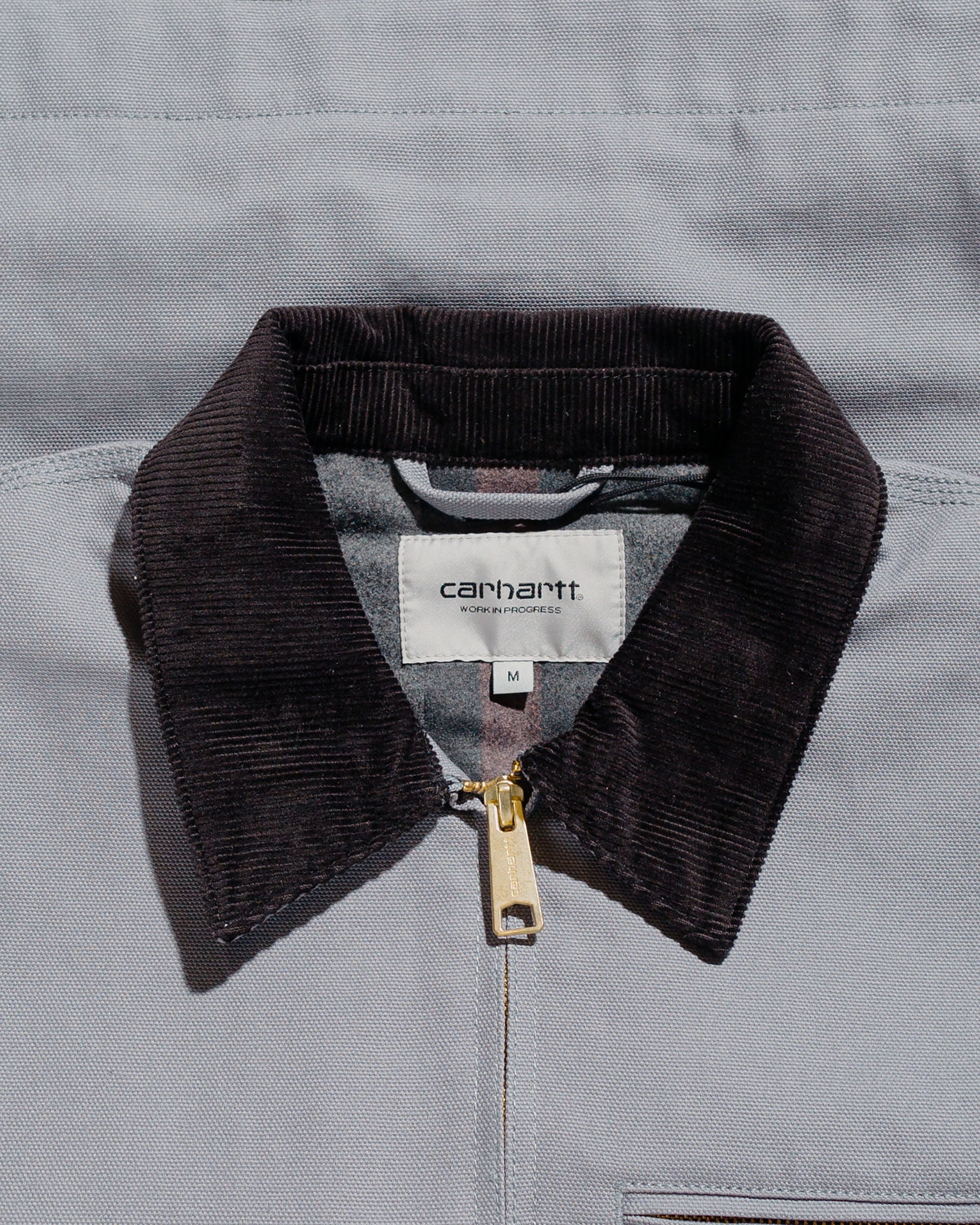 Carhartt W.I.P. Detroit Jacket Winter Dove Grey/Black Rigid - 5