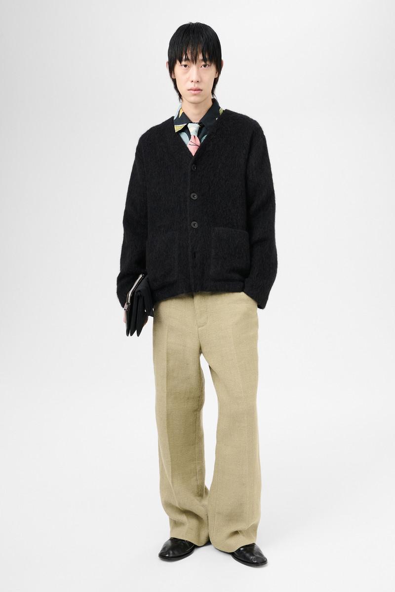 Our Legacy Cardigan Black Mohair outlook