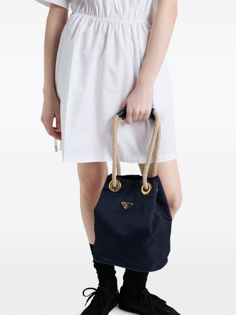 poplin mini dress - 5