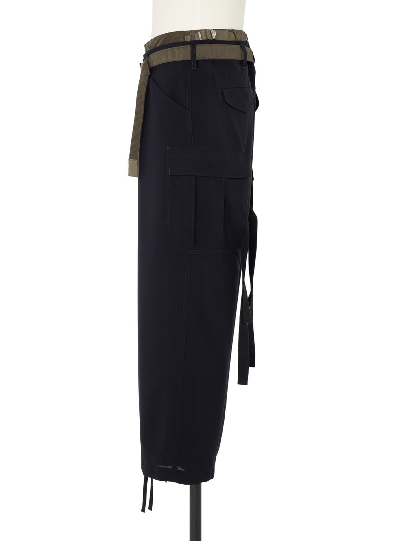 Wool Suiting x Nylon Twill Pants 3