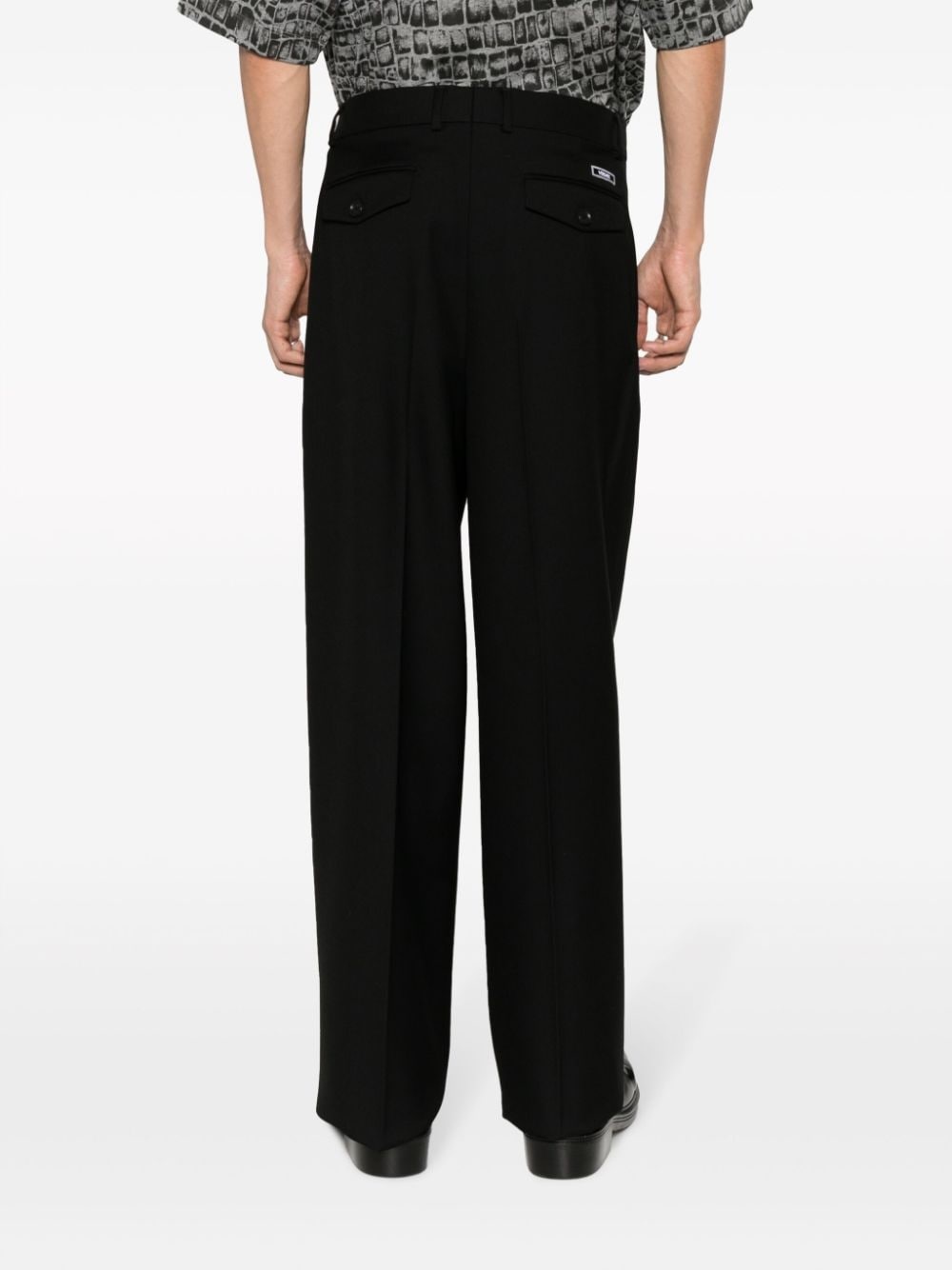 wool tailored trousers - 4