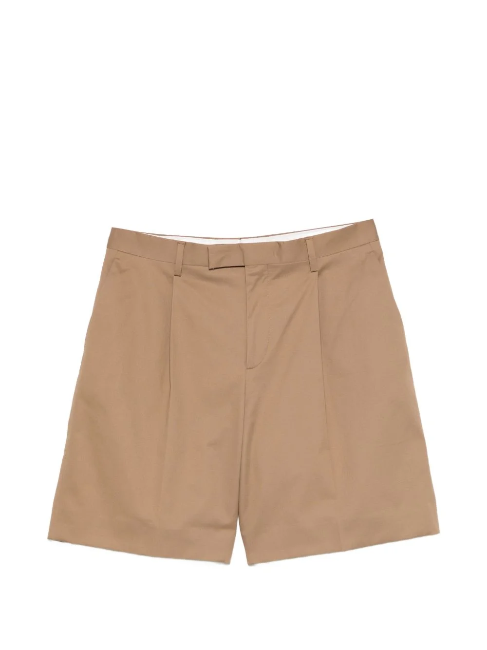 pleated tailored shorts - 1