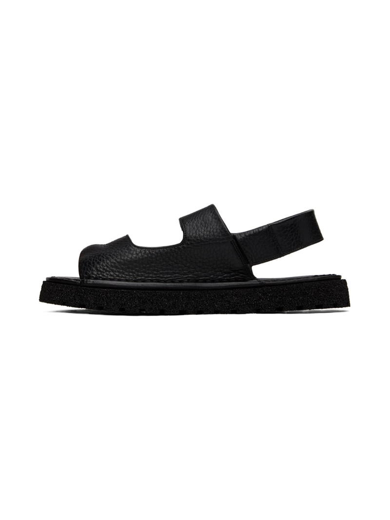 Black Gomme Sanpomice Sandals 3