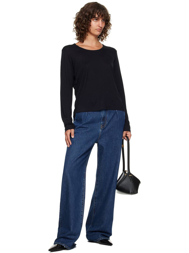 Loulou de Saison Blue Attu LDS Pleated Jeans outlook