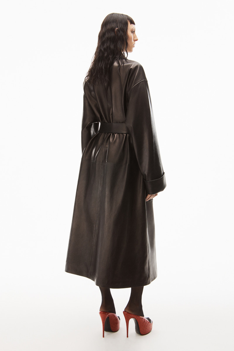 BATH ROBE IN BUTTERY LEATHER 4