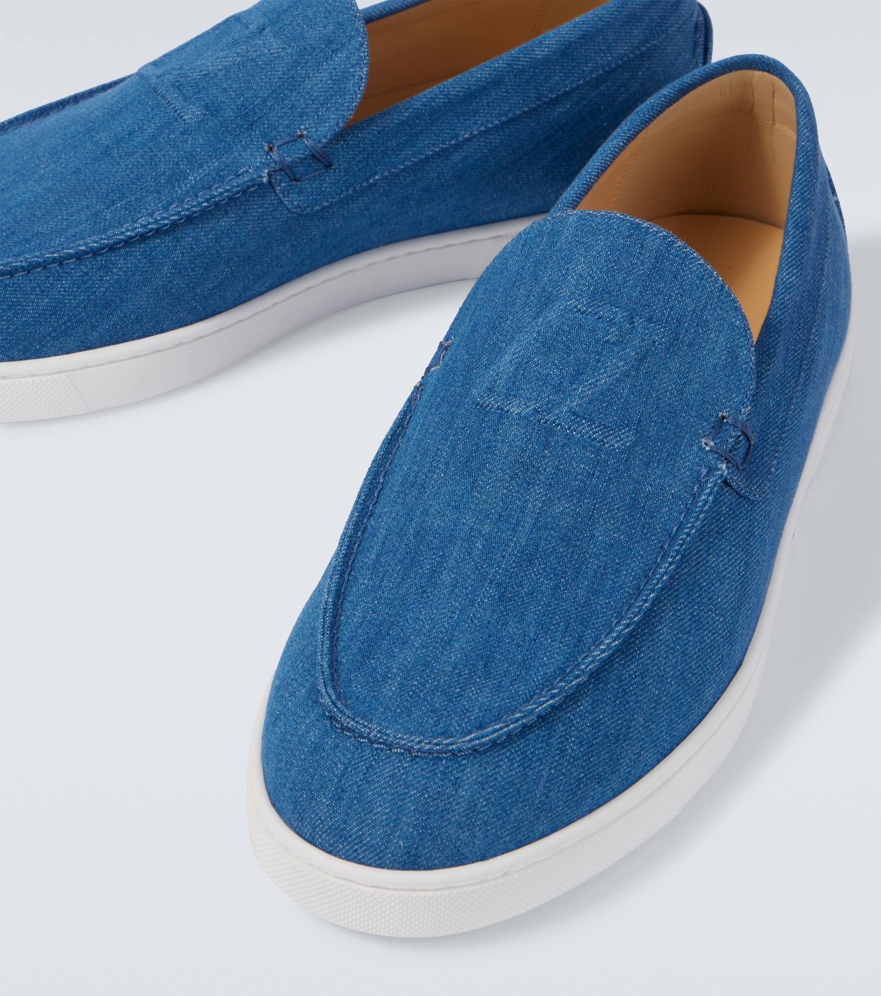 Varsiboat denim slip-on shoes - 3