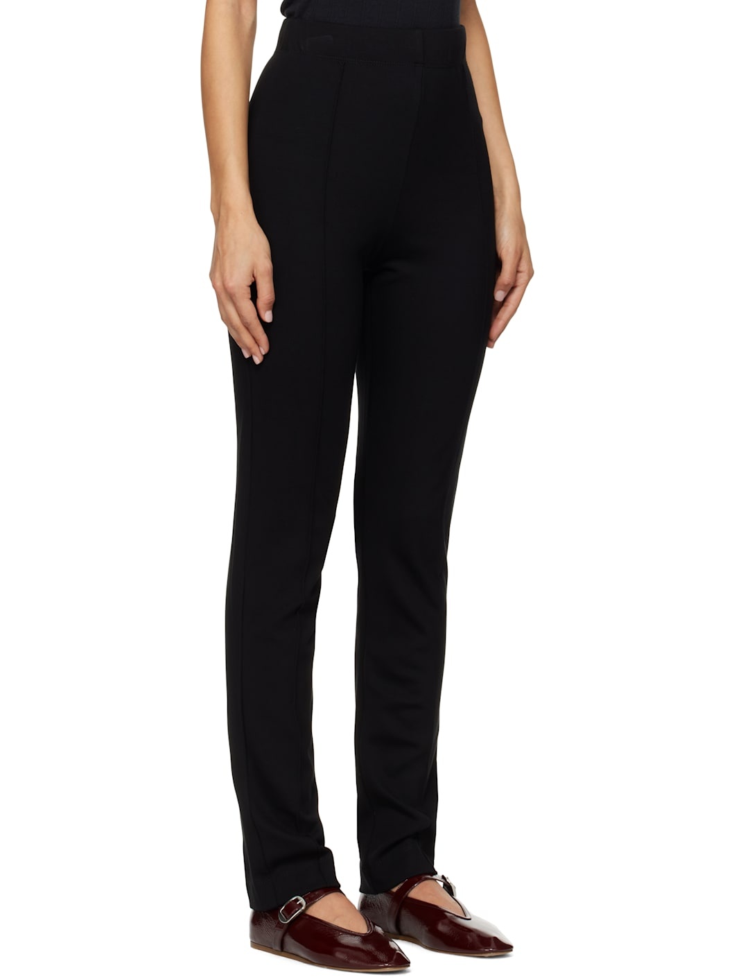 Black Rio Cigarette Trousers - 2
