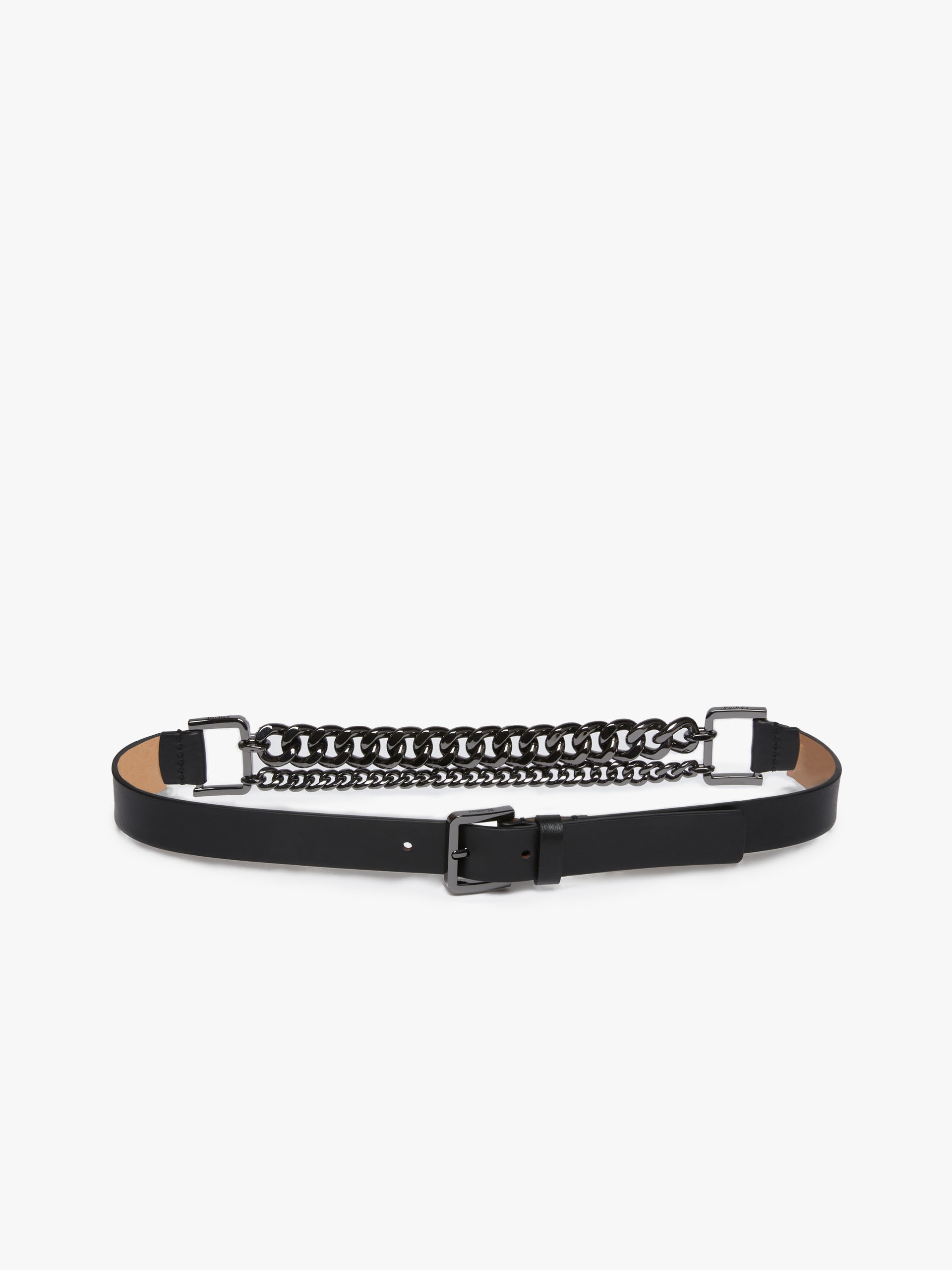 【Max Mara】 Embellished belt Max Mara Chain-embellished leather belt | maxmara | REVERSIBLE