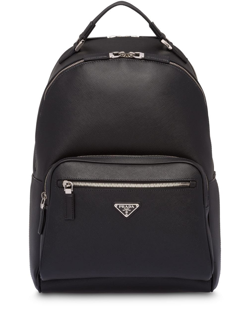 Saffiano leather backpack - 1