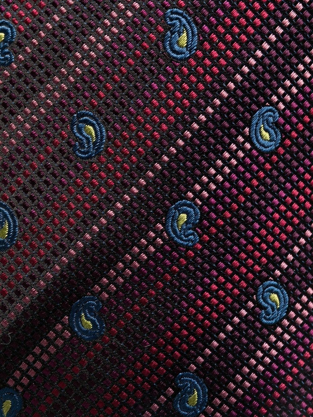 paisley-mofit silk tie - 2