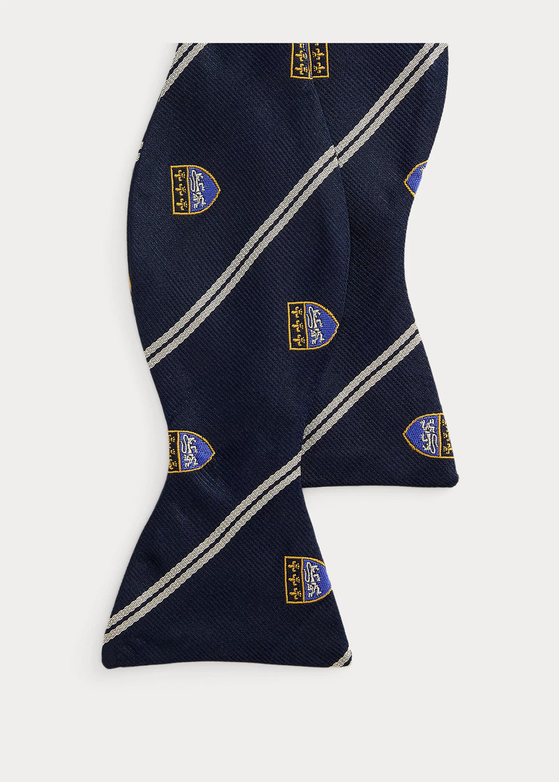 Striped Silk Club Bow Tie 1