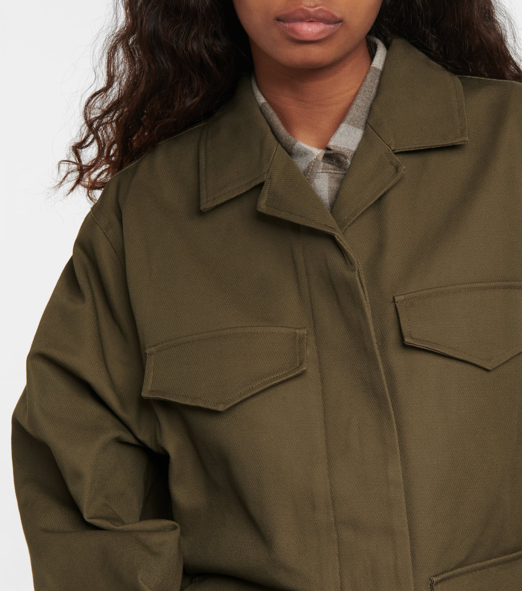 Cotton cargo jacket - 4