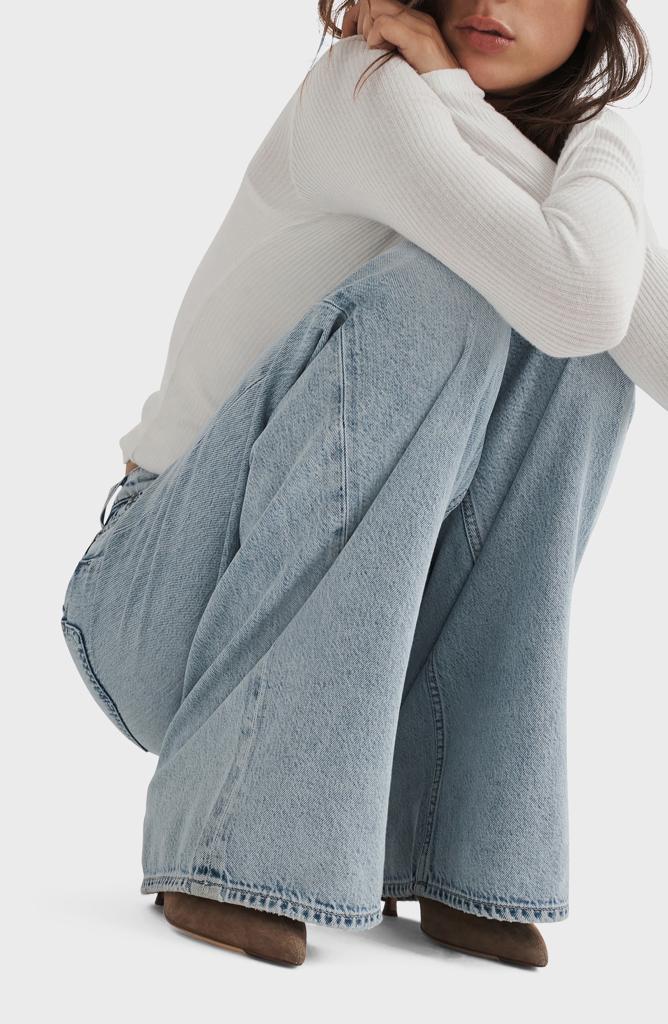Sofie Featherweight Wide Leg Jeans - 6