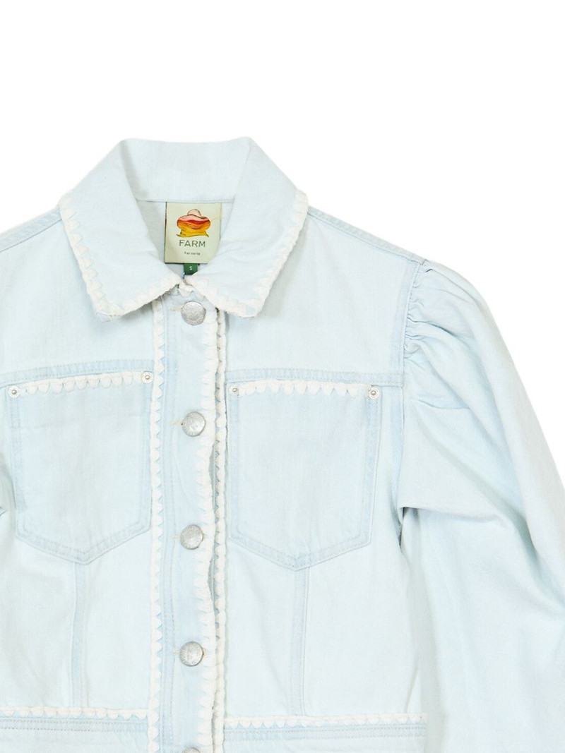 FARM RIO puffed sleeves trim jacket outlook