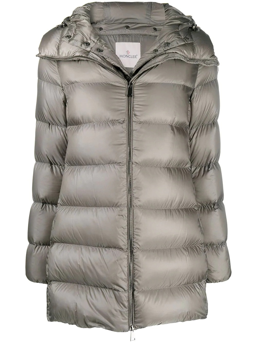 padded mid-length jacket - 1