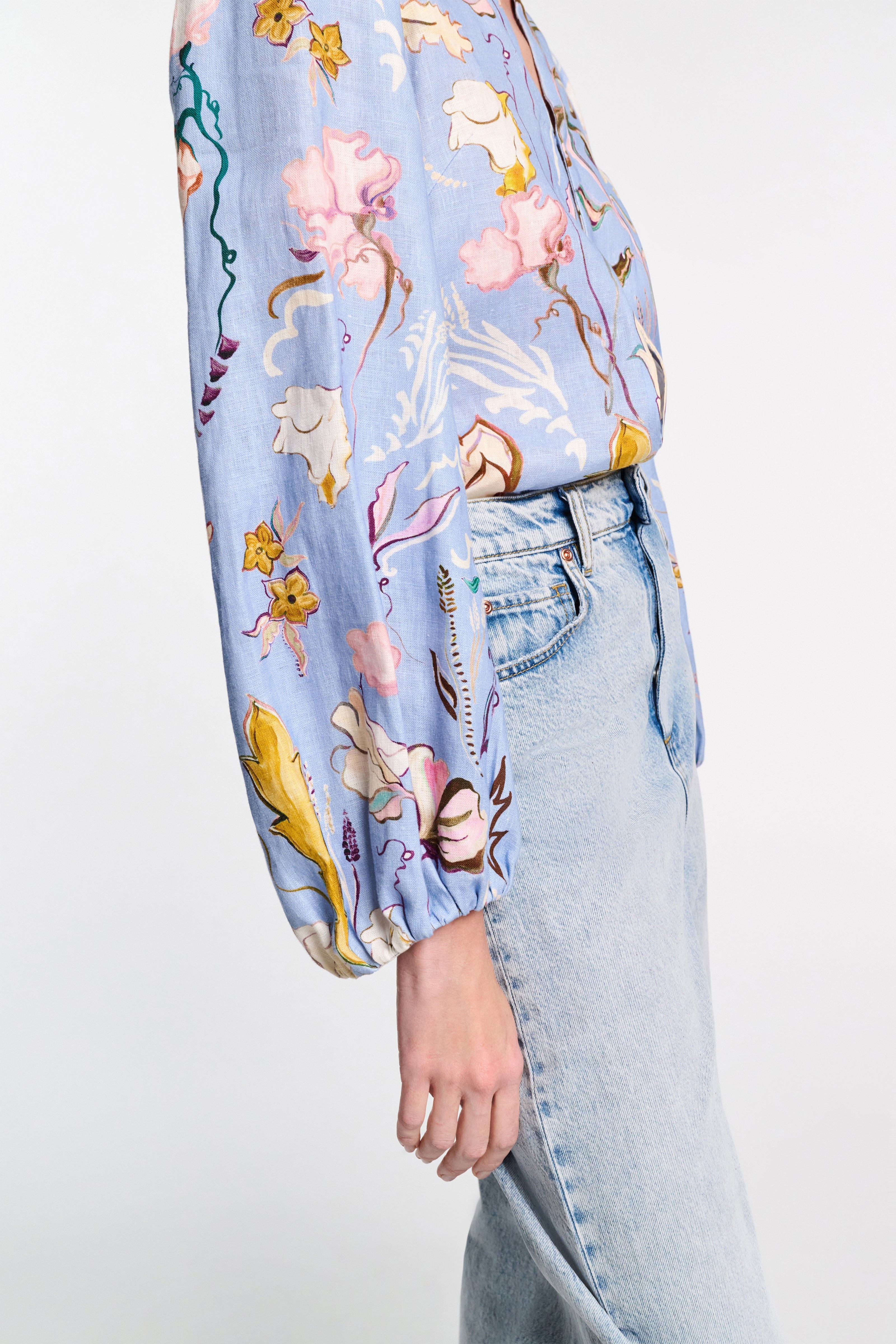 FLORAL POWER blouse - 5