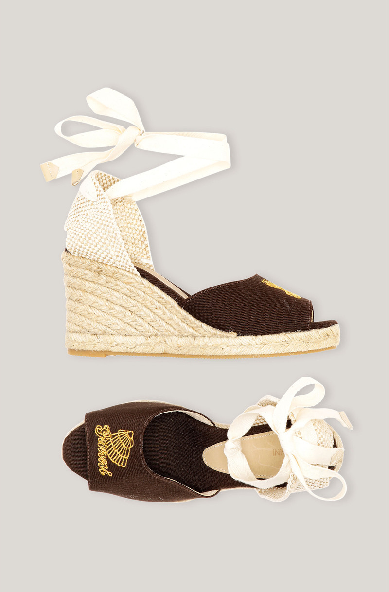 GANNI CANVAS HIGH SUMMER SANDAL outlook