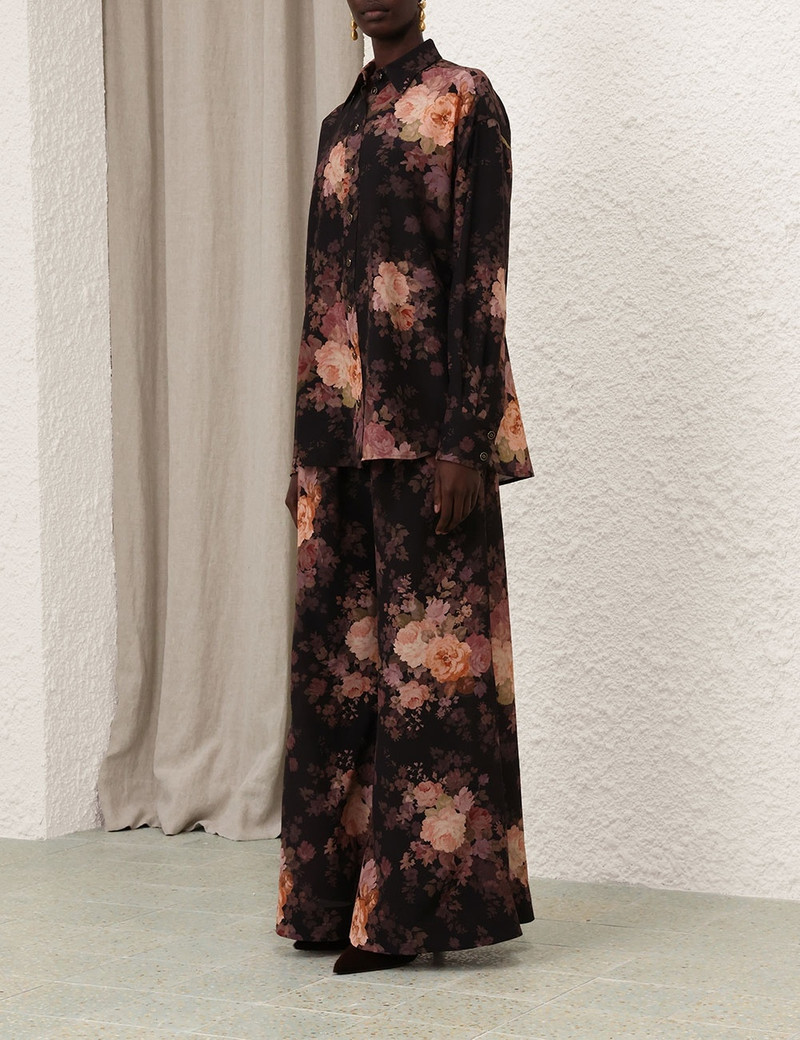 ILLUSTRATION LACE SCARF SHIRT 8