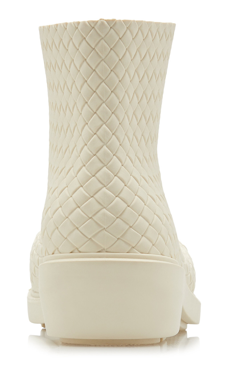 Bottega Veneta Fireman Rubber Ankle Boots white outlook