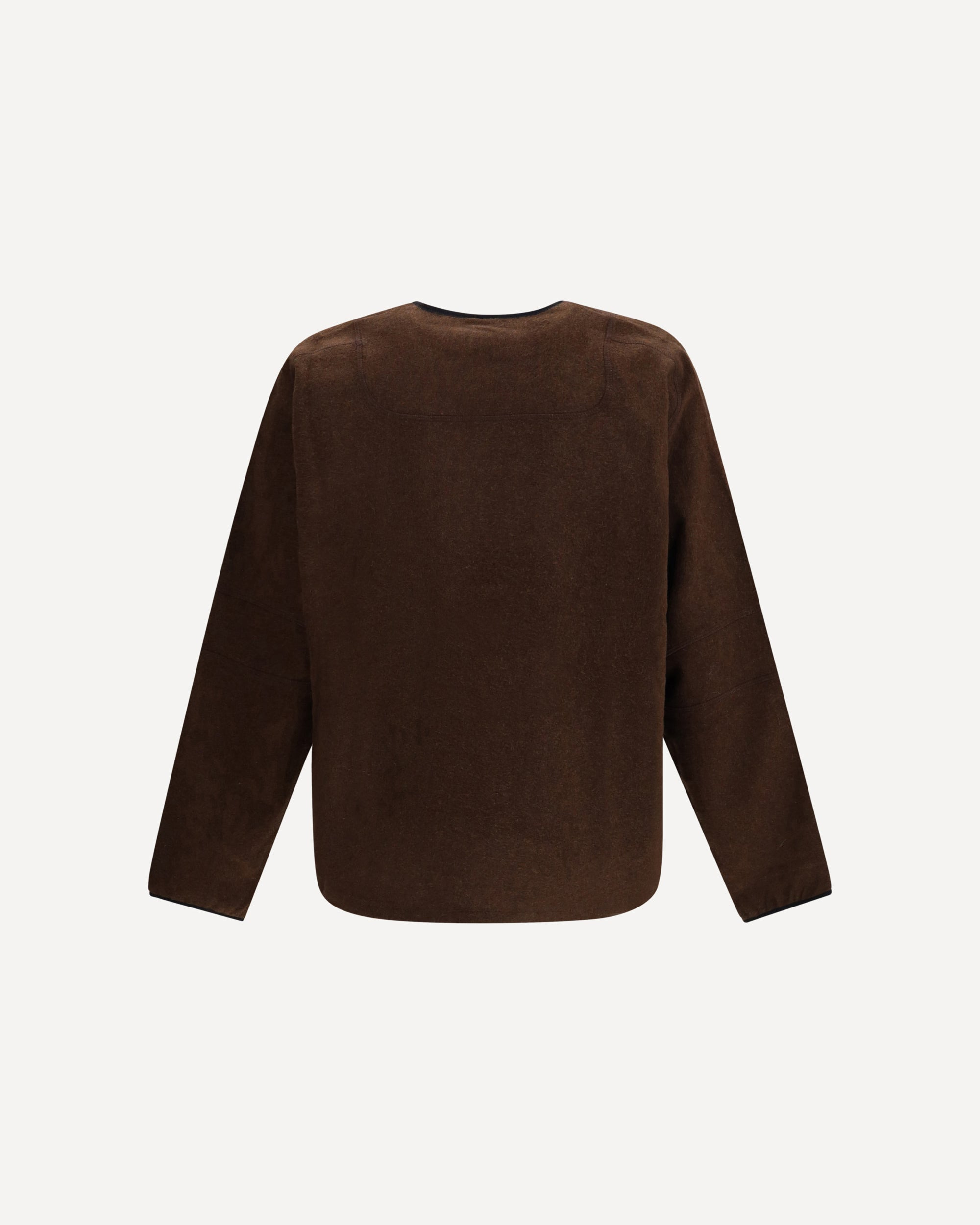 Brushed Plain Wool Long Sleeve - 2
