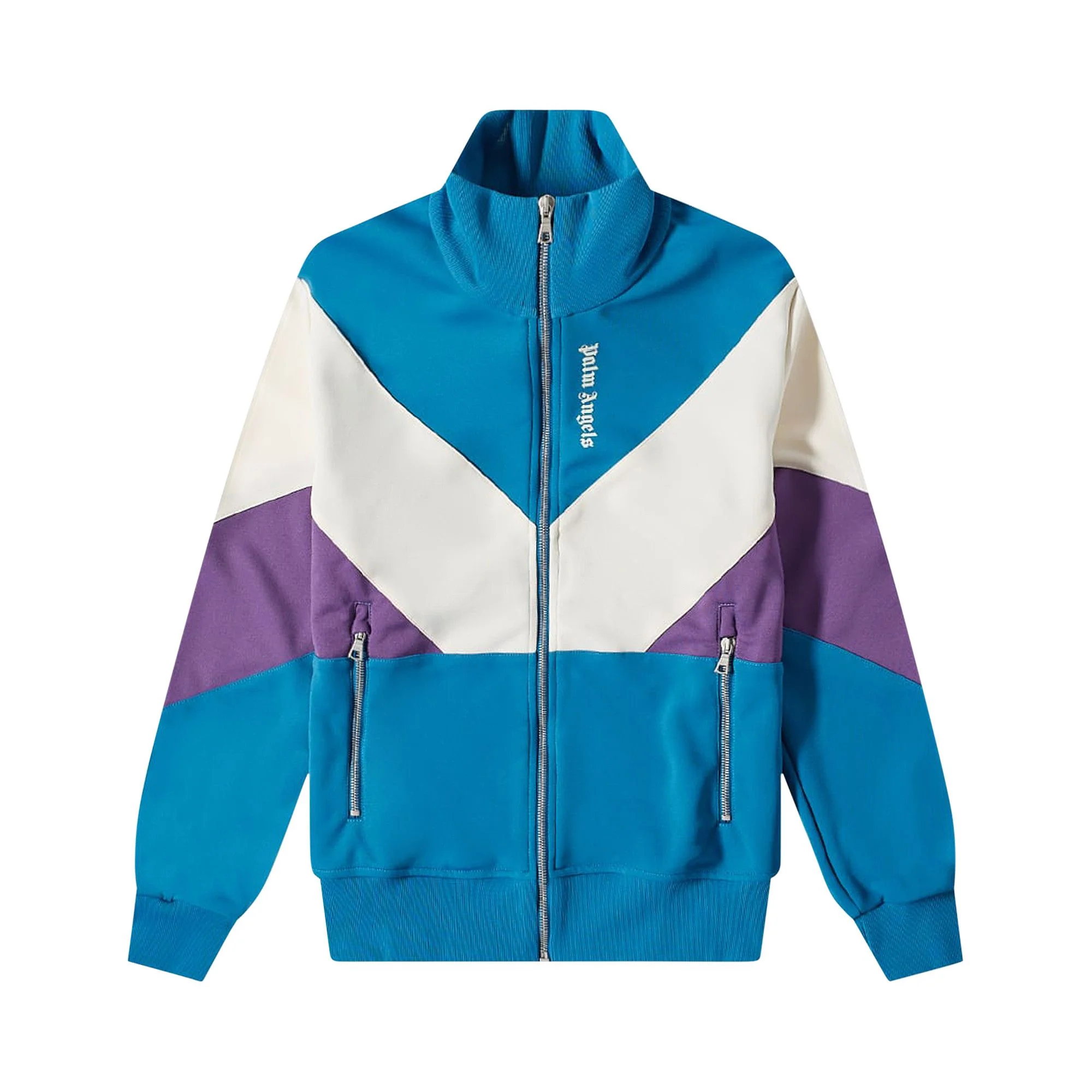 Palm Angels V Colorblock Track Jacket 'Cobalt/Blue' - 1