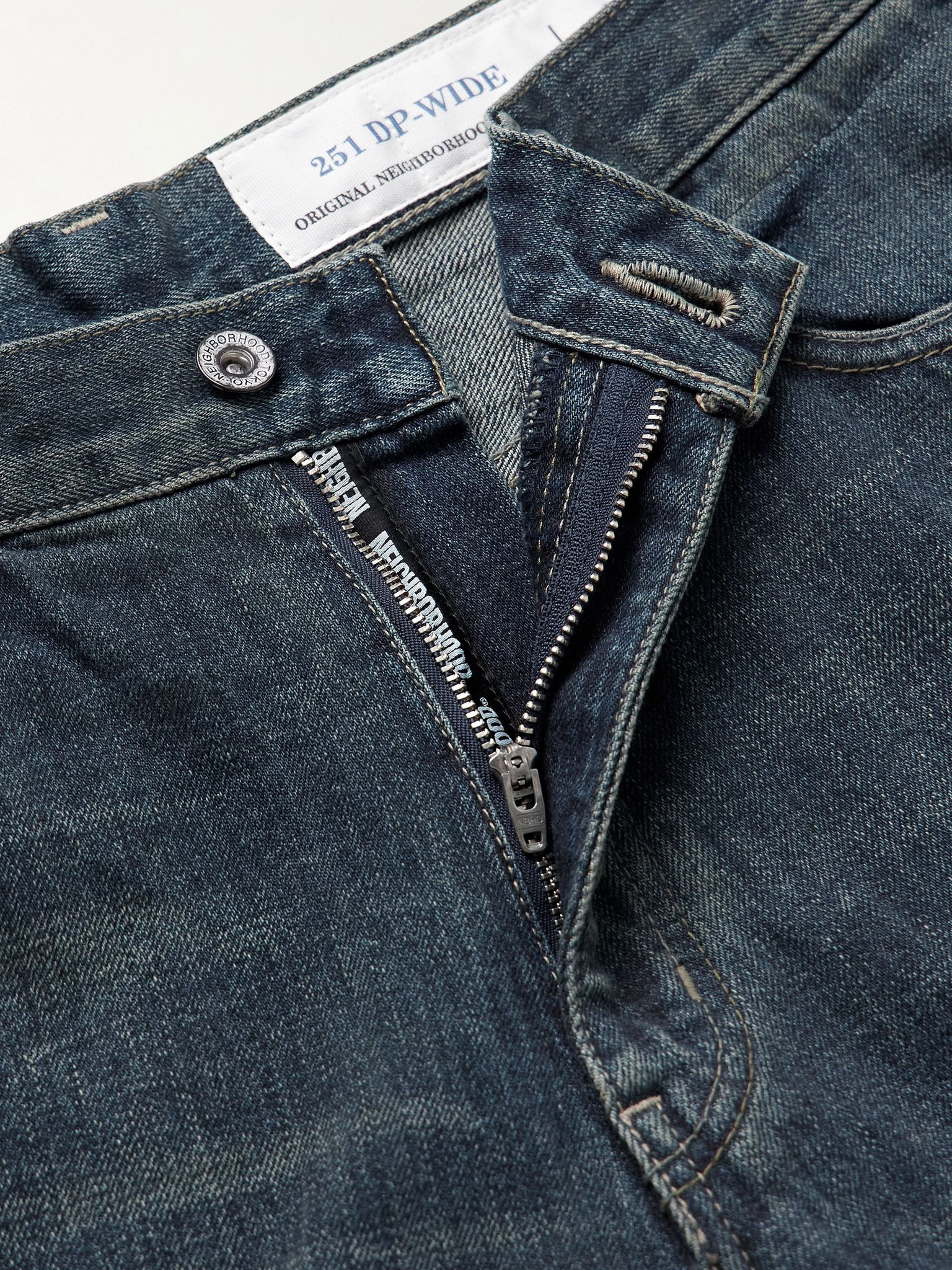 Straight-Leg Selvedge Jeans Indigo - 6