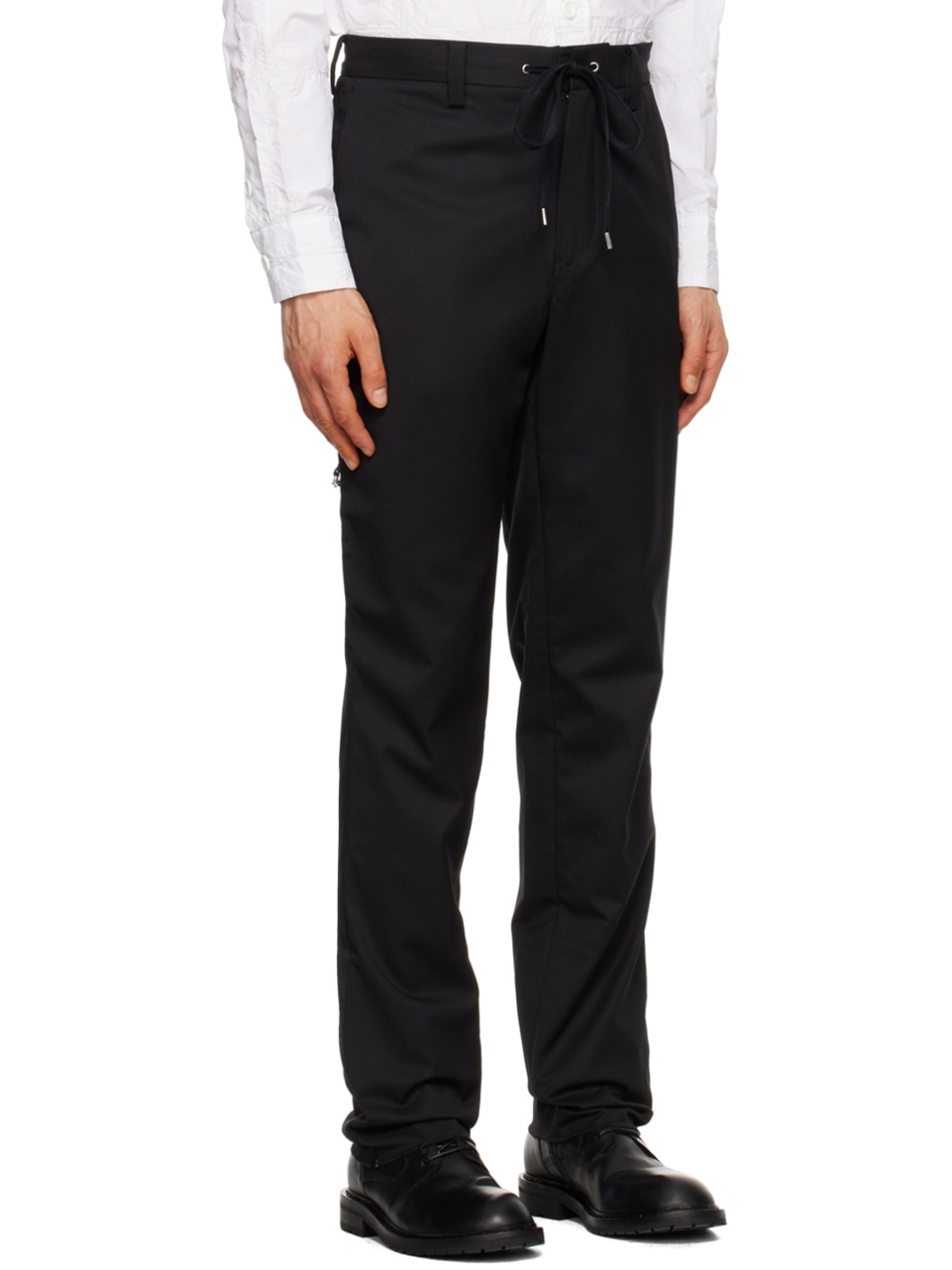 Black Convertible Trousers - 2