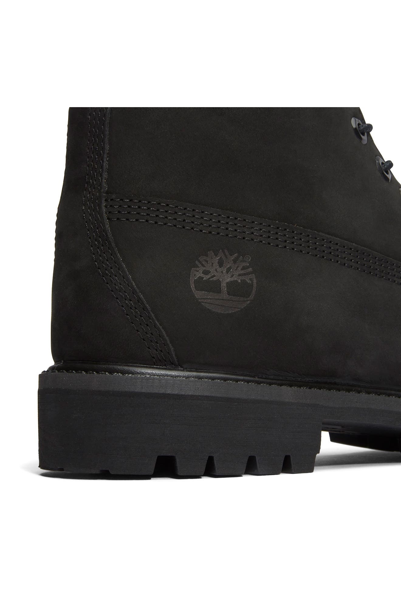 Timberland 6-Inch Premium Waterproof Boot in Black/Black at Nordstrom - 6