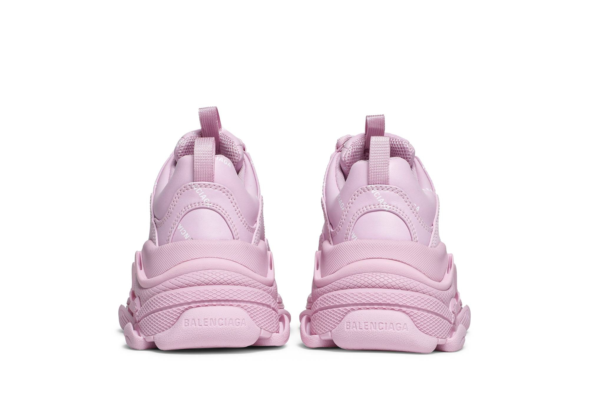 Balenciaga Wmns Triple S Sneaker 'Allover Logo - Pink' - 6